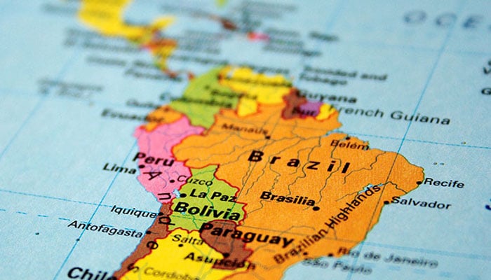 0 Latin America Map 