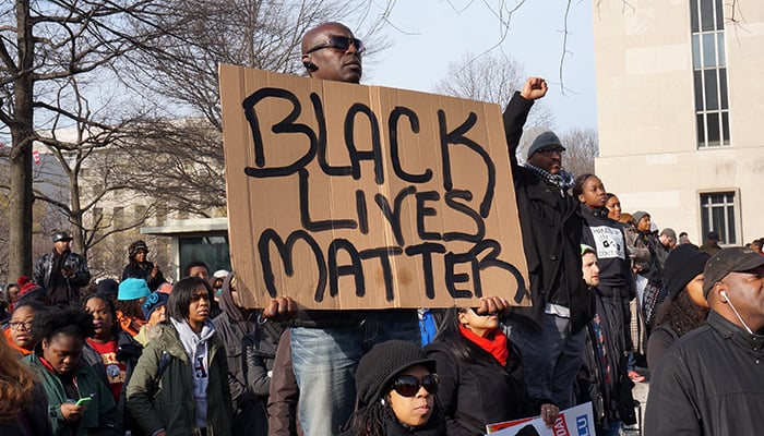 Black Lives Matter protest, Washington DC. Credit: iStock/Coast-to-Coast