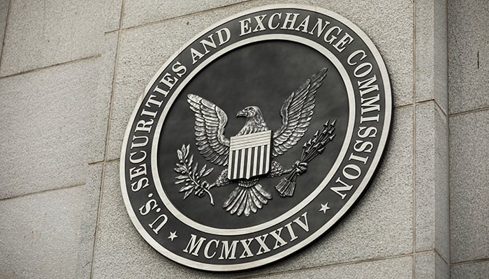 Washington DC, USA - June 25, 2018: US Securities and Exchange Commission building exterior. The U.S. Securities and Exchange Commission or SEC enforces the federal securities laws