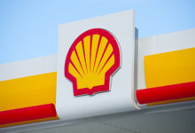 ICELAND - AUG 29: Shell sign on Aug. 29, 2015 in Iceland. Shell Oil Company is US-based subsidiary of Royal Dutch Shell, a multinational oil company. As of 2012 Revenue: $467.2 billion.