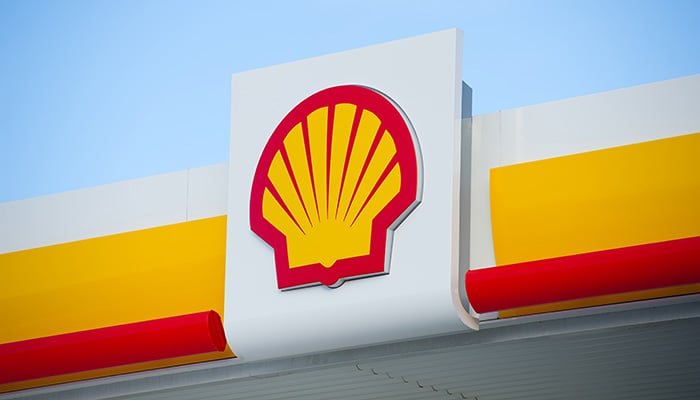 ICELAND - AUG 29: Shell sign on Aug. 29, 2015 in Iceland. Shell Oil Company is US-based subsidiary of Royal Dutch Shell, a multinational oil company. As of 2012 Revenue: $467.2 billion.