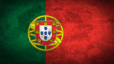 Grunge flag series of all sovereign countries - Portugal