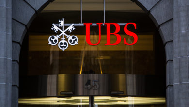 ZURICH, SWITZERLAND, 27 March 2014: UBS, Switzerland's largest bank.