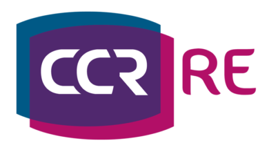 Logo for CCR RE, the open market subsidiary of France's state-owned reinsurer CCR