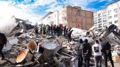 Aftermath of the 6 February 2023 earthquake, Hatay, Iskenderun, Turkey