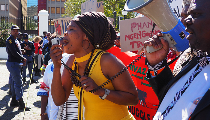 Land Rights Protestors March to Parliament in Cape Town, South Africa, September 2018