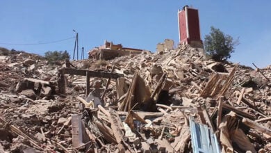 Earthquake impact in Douar Agadir Jamaa, Tizi N'Test commune, Taroudant Province, Morocco. September 2023