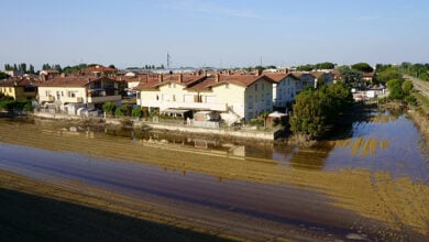 Flood in Ravenna Fornace Zarattini (Emilia-Romagna region) May 2023