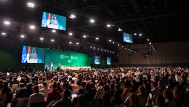 General view during the Closing Plenary at the UN Climate Change Conference COP28 at Expo City Dubai on December 13, 2023, in Dubai, United Arab Emirates. (Photo by COP28 / Anthony Fleyhan)