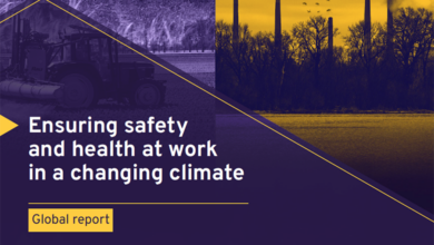 Ensuring safety and health at work in a changing climate - global report from the ILO